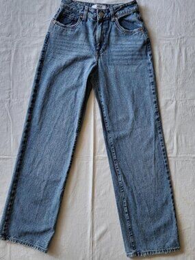 Refuge Denim High Rise Wide Leg Jean - Size 0